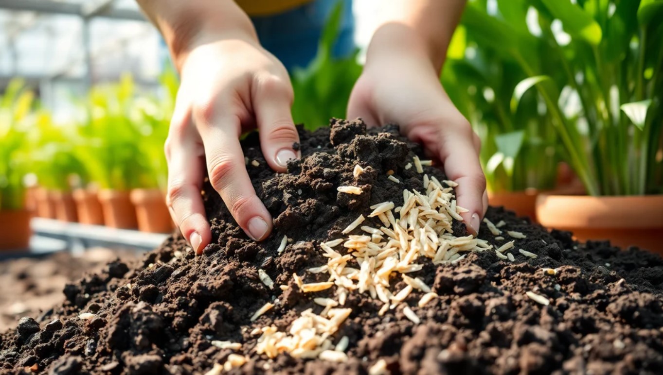 soil rice husk